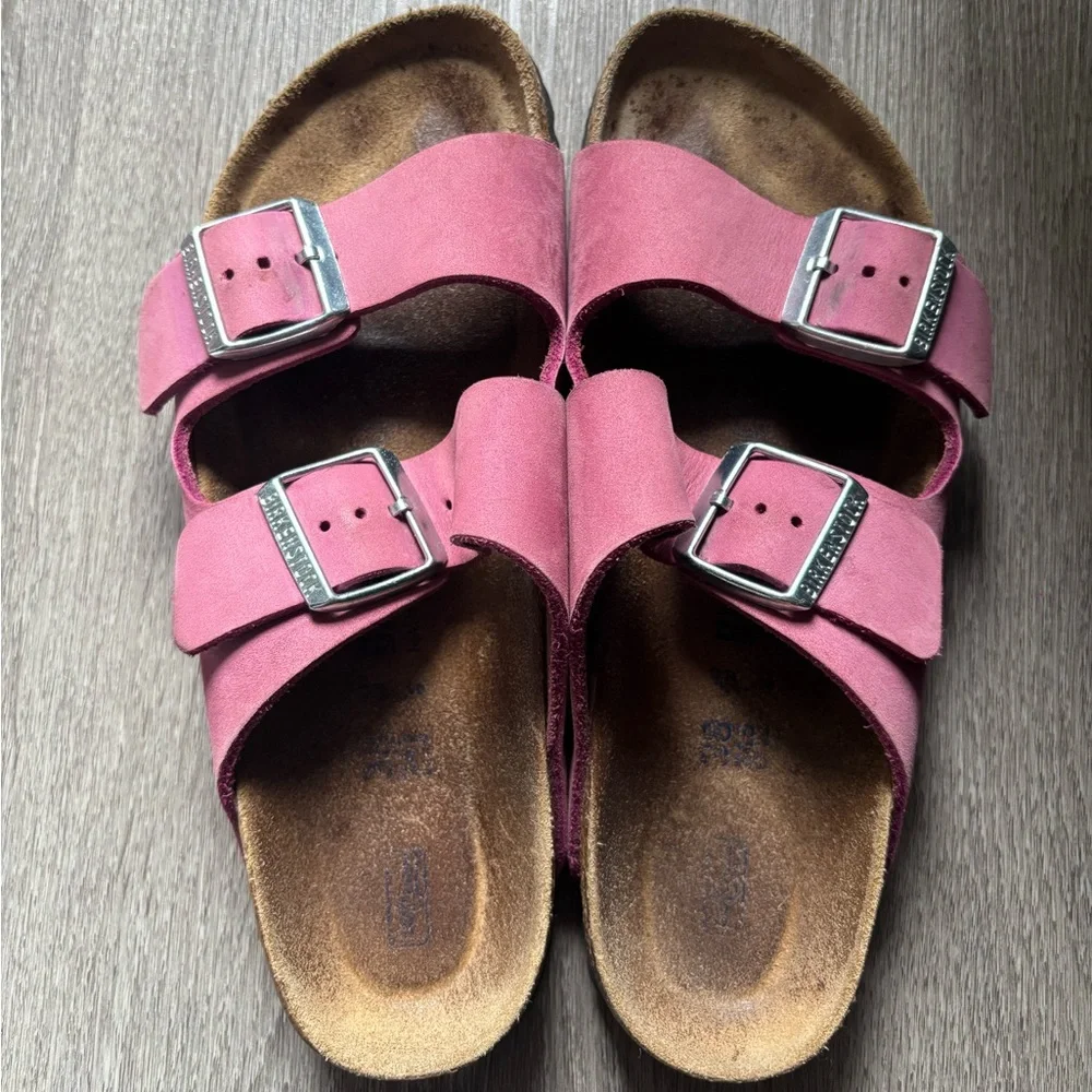 RARE pink classic arizona Birkenstock sandals